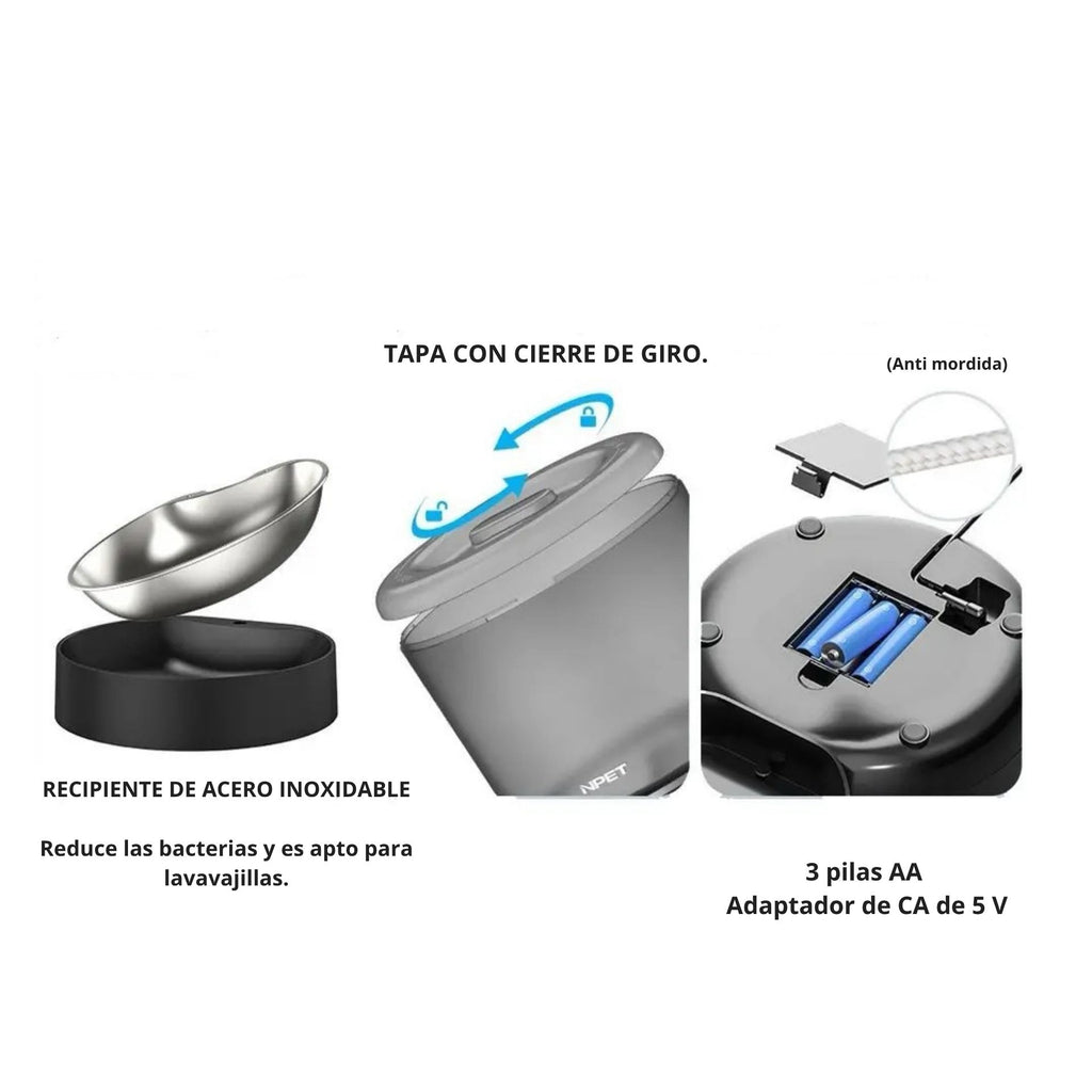 Comedero Automático Inteligente 4L